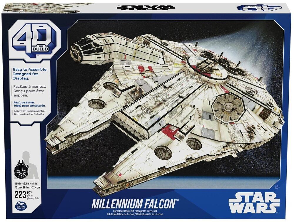 SPIN MASTER - Puzzle 4D Faucon Millenium Star Wars