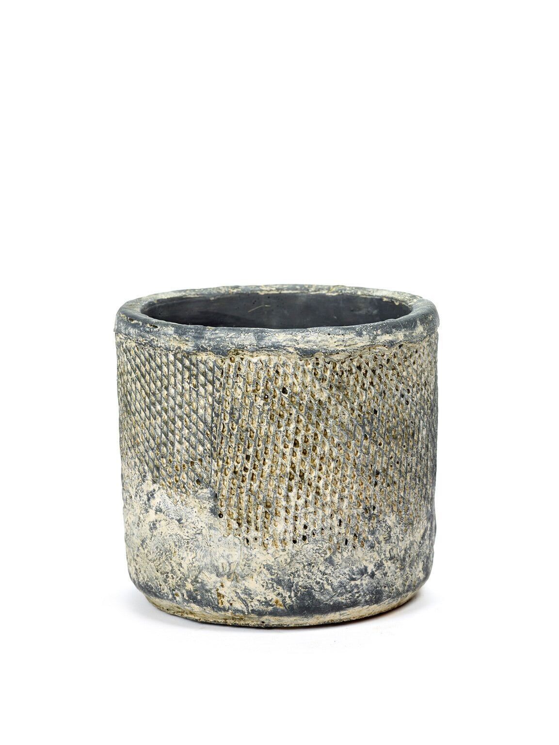 Pot à fossiles noir