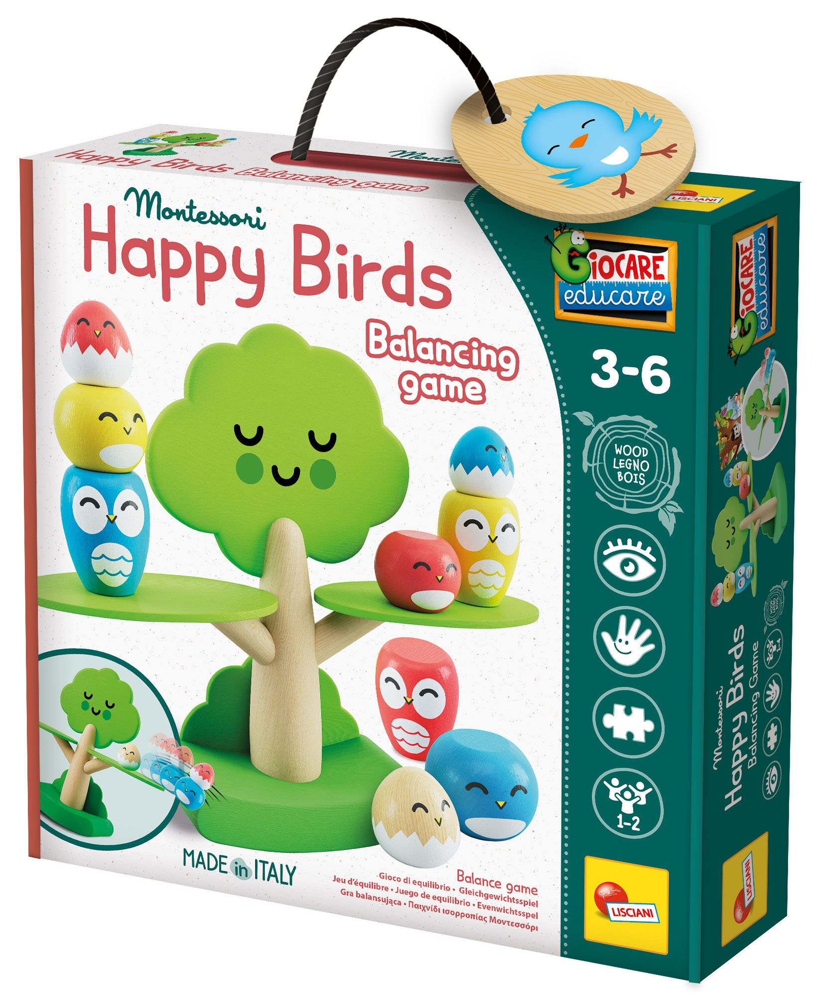 MONTESSORI LEGNO ALBERO EQUILIBRANTE Rinfresca