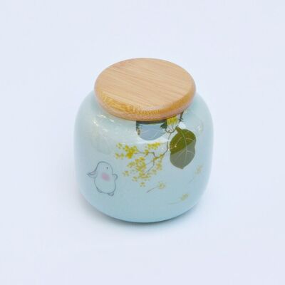 Decorated Porcelain Aroma Saver Container 250g Rabbit