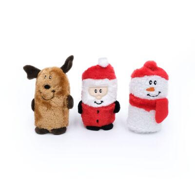 ZippyPaws Holiday Squeakie Buddies - Père Noël
