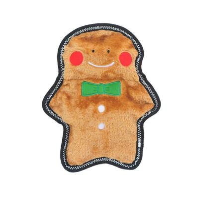 ZippyPaws Holiday Z-Stitch® - Bonhomme en pain d'épice