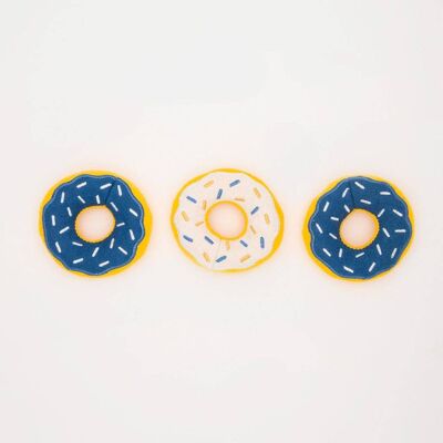 ZippyPaws Hanukkah Miniz - Donutz (paquet de 3)