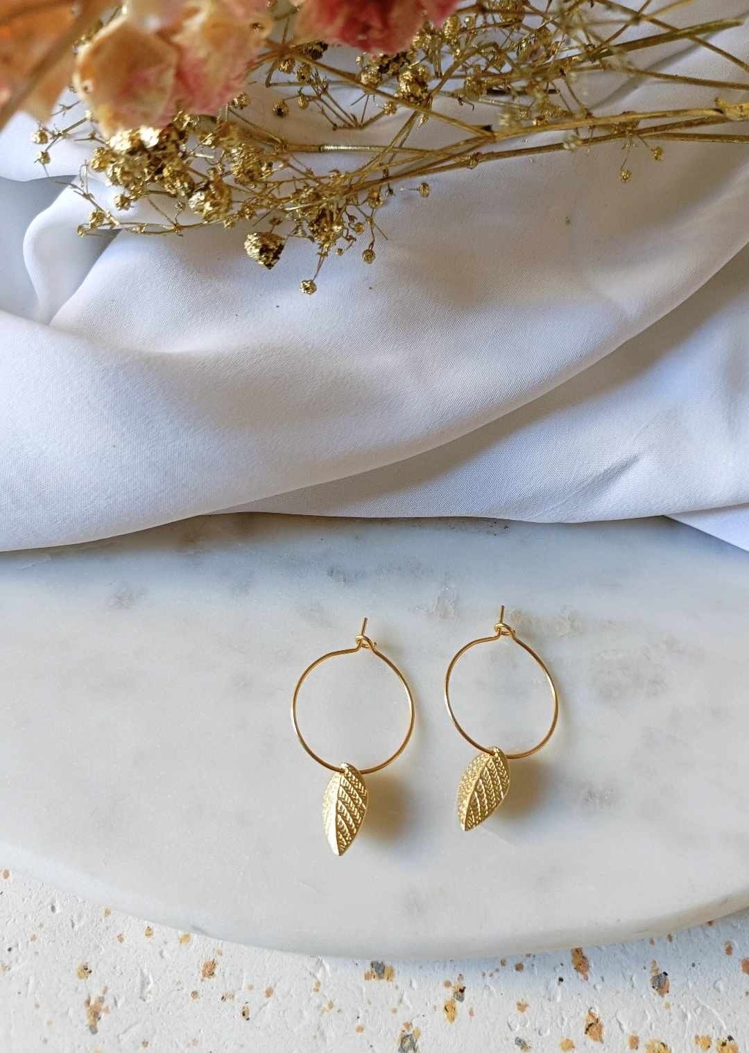 Pendientes de acero inoxidable - Lazo