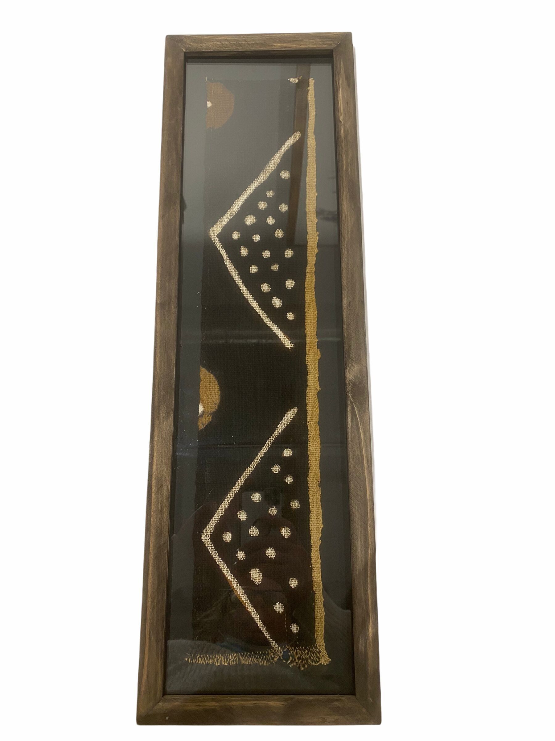 Tissu de boue encadré Foncé