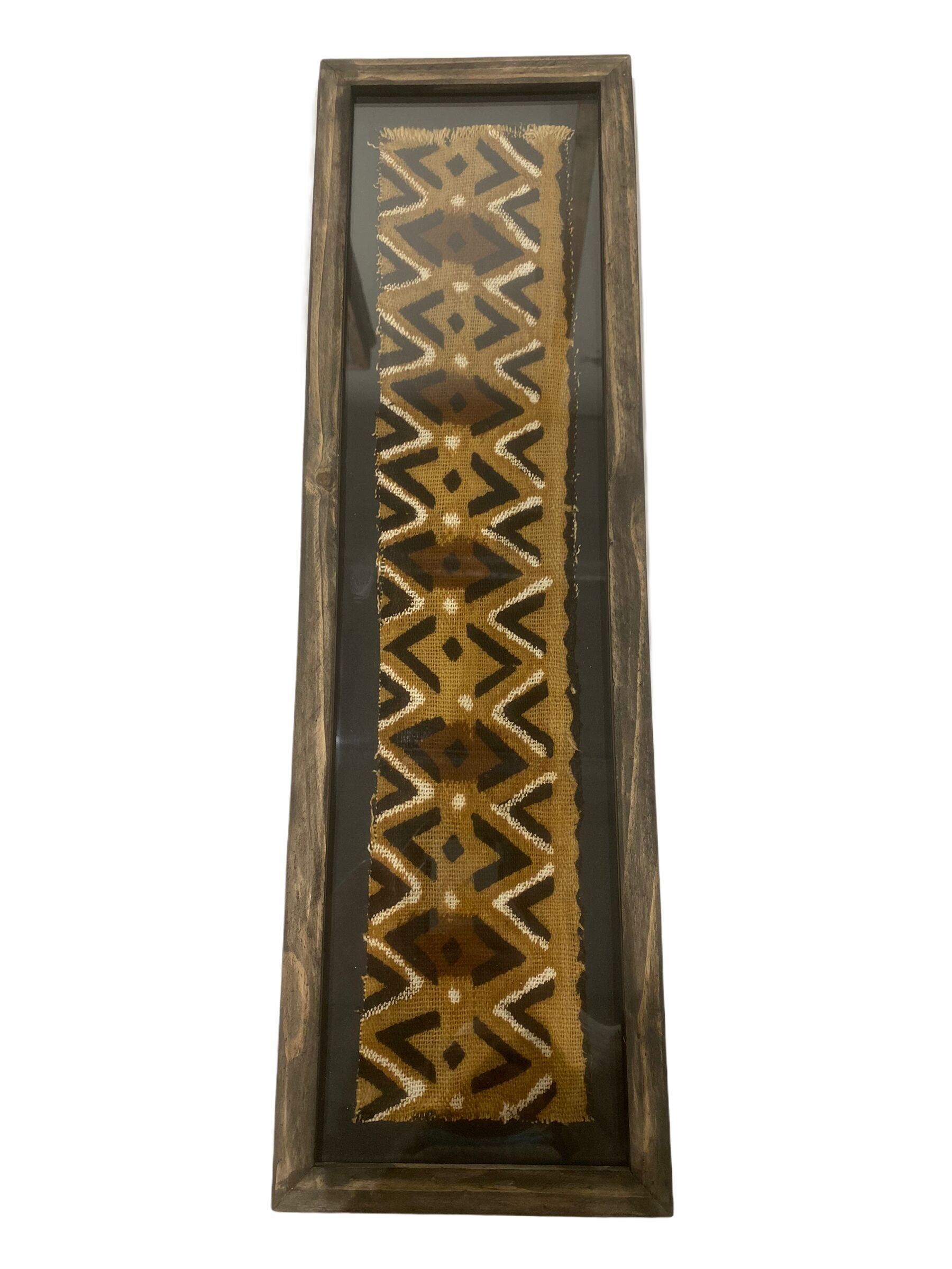 Tissu de boue encadré Zig Zag