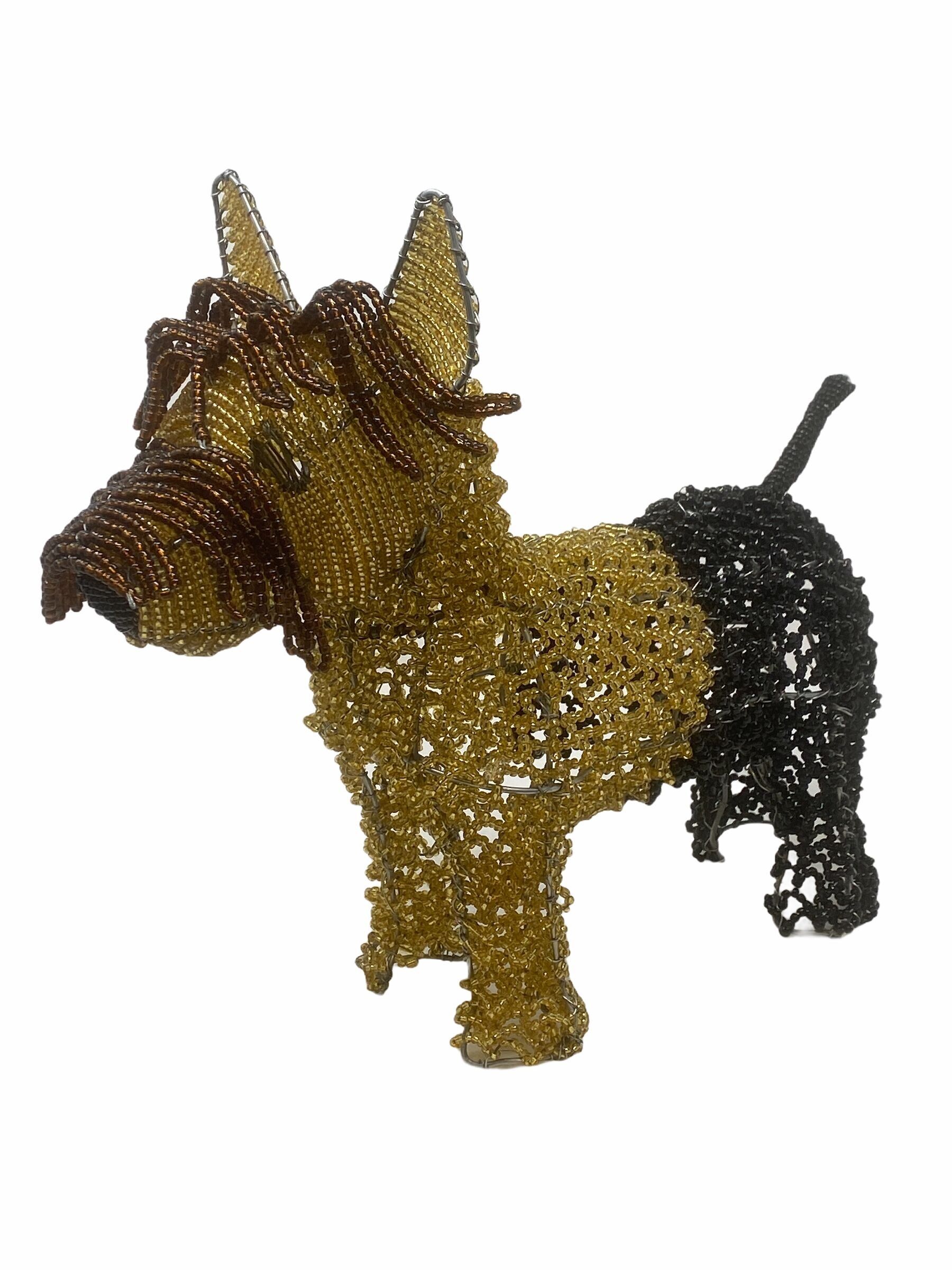 Yorkshire Terrier - Scultura con perline