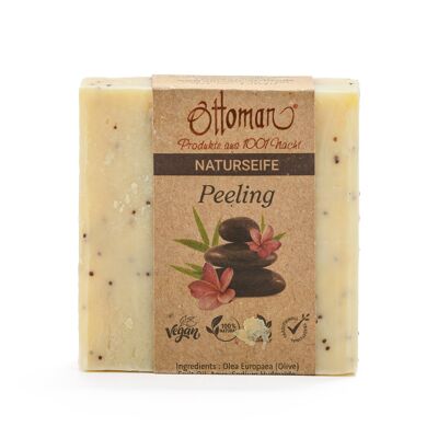 Natural olive soap peeling