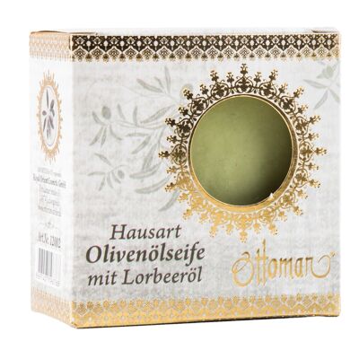 Jabón de oliva verde hausart - envasado (200g)
