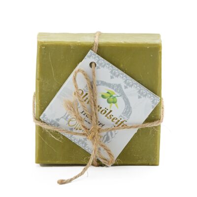 Hausart olive soap green - unpackaged (200g)
