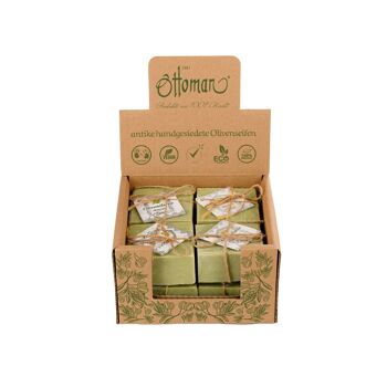 Savon Hausart olive vert - sans emballage (200g) 4