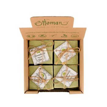 Savon Hausart olive vert - sans emballage (200g) 5
