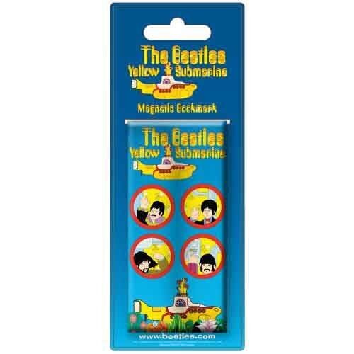 The Beatles Magnets - Magnetic Bookmarks - Yellow Submarine Portholes Magnetic
