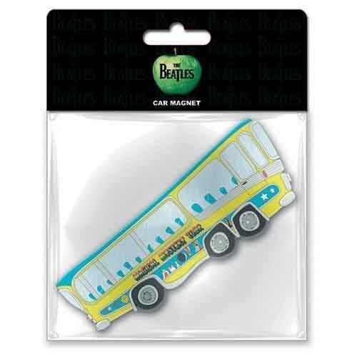 The Beatles Magnets - Rubber Die Cut - MMT Bus Car