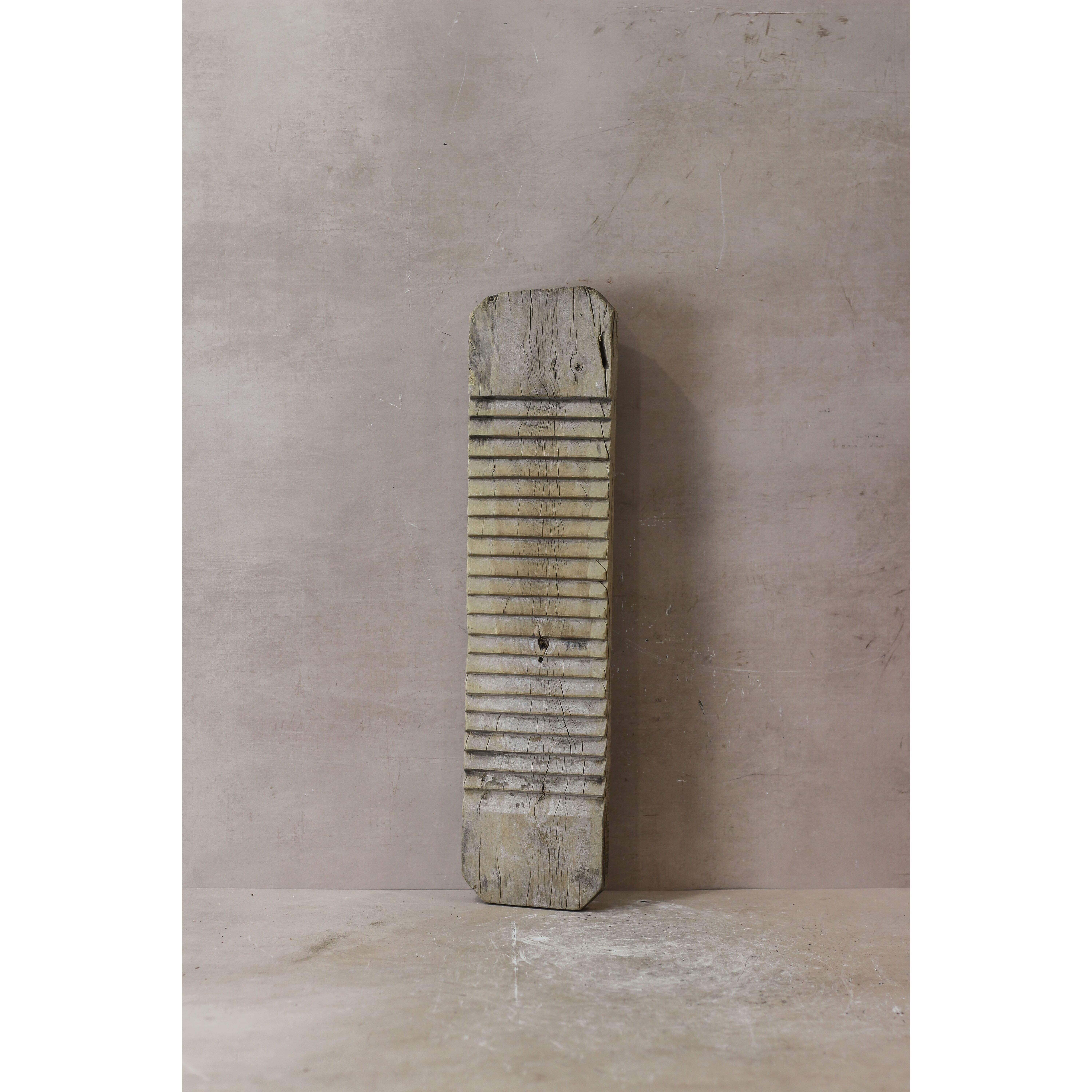 Planche à laver vintage en bois d'orme - n° 7