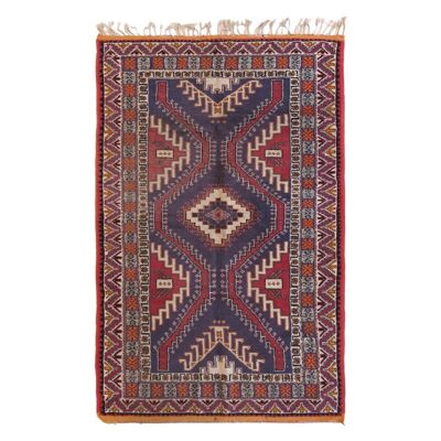 Alfombra bereber marroquí de pura lana 263 x 171 cm