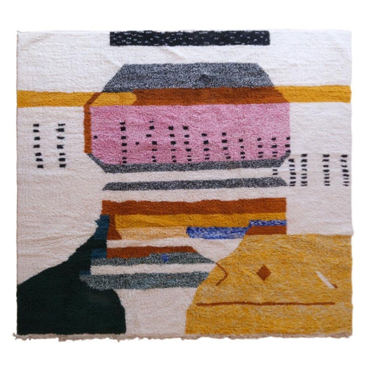 Moroccan Berber rug pure wool 340 x 340 cm