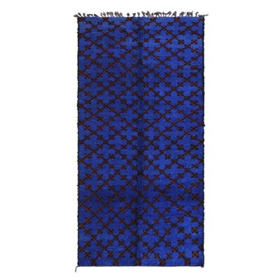 Alfombra bereber marroquí de pura lana 380 x 190 cm