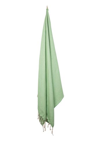 Serviette de hammam losange / verte 3