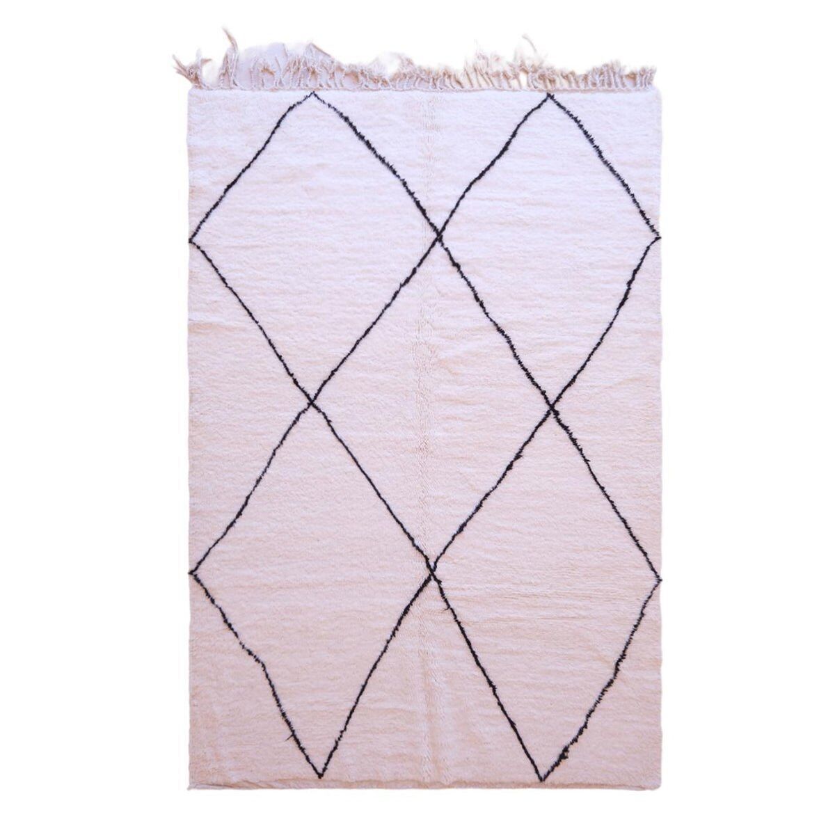 Moroccan Berber rug pure wool 304 x 204 cm