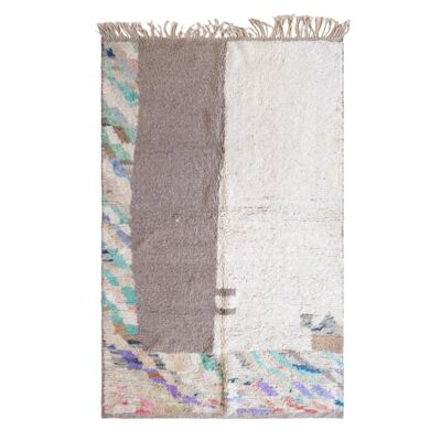 Alfombra bereber marroquí de pura lana 256 x 154 cm