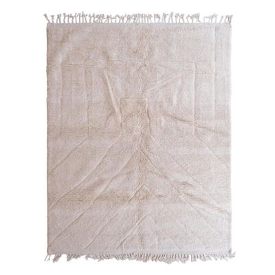 Alfombra bereber marroquí de pura lana 291 x 217 cm