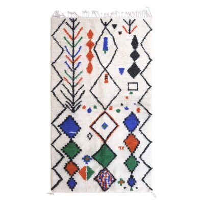 Tapis Berbere marocain pure laine 247 x 140 cm