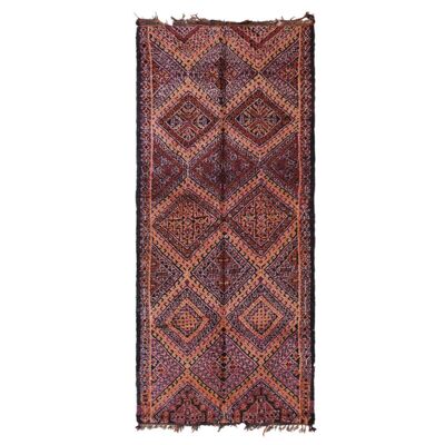 Alfombra bereber marroquí de pura lana 402 x 180 cm