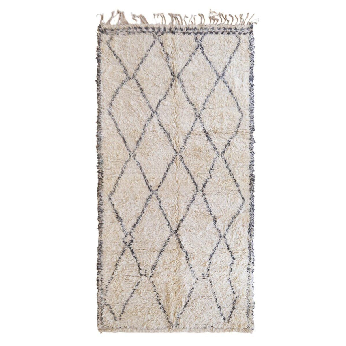 Moroccan Berber rug pure wool 340 x 170 cm