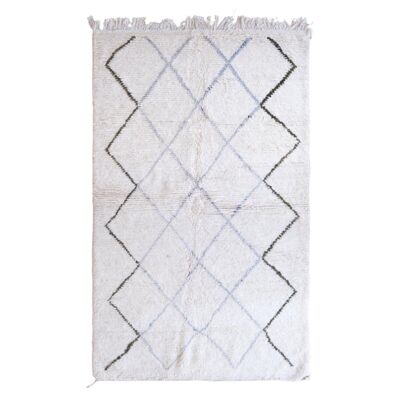 Moroccan Berber rug pure wool 245 x 148 cm