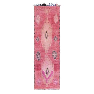 Tappeto berbero marocchino in pura lana 286 x 87 cm