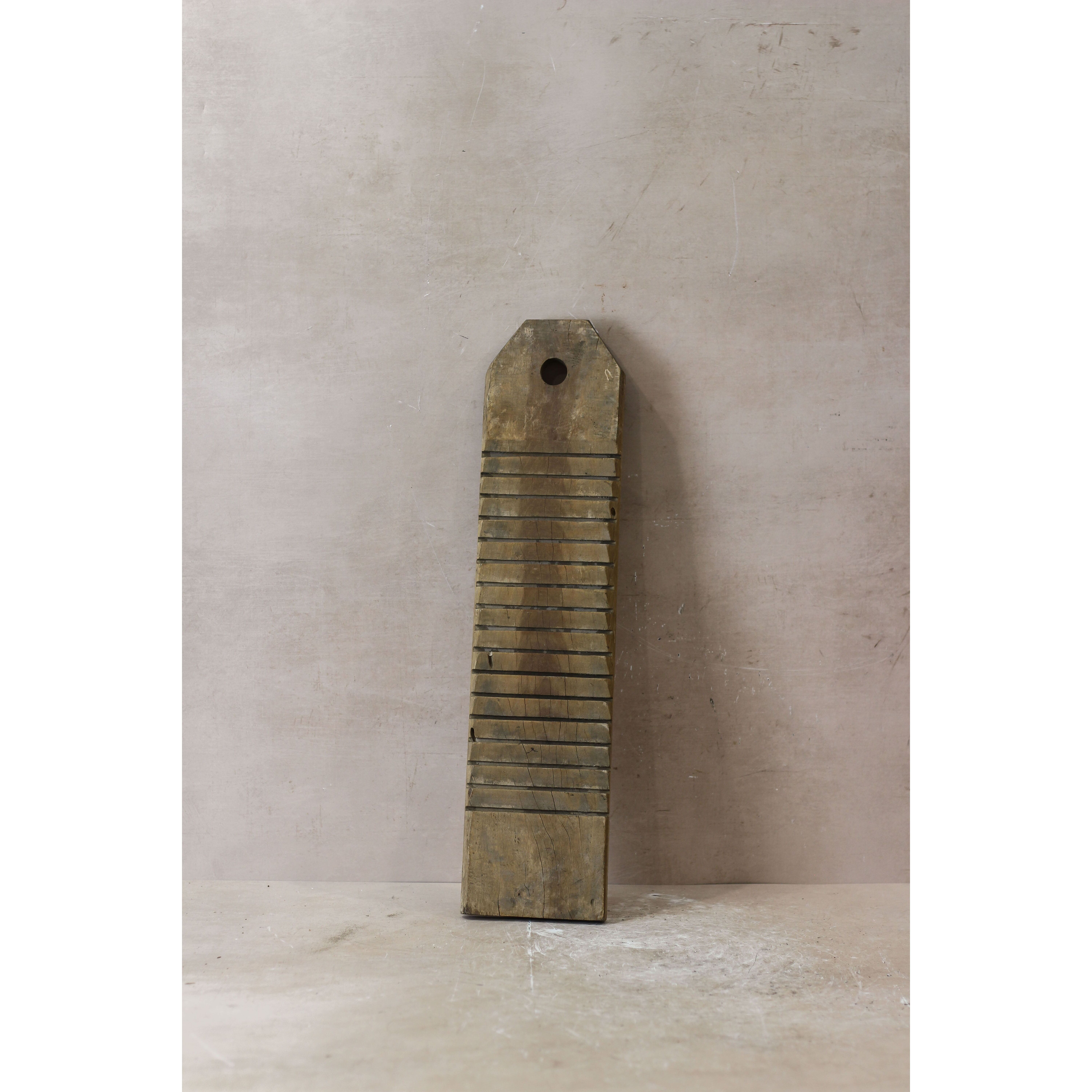 Planche à laver vintage en bois d'orme - n° 6