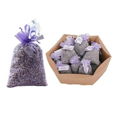 Large lavender flowers in an organza bag 30g
