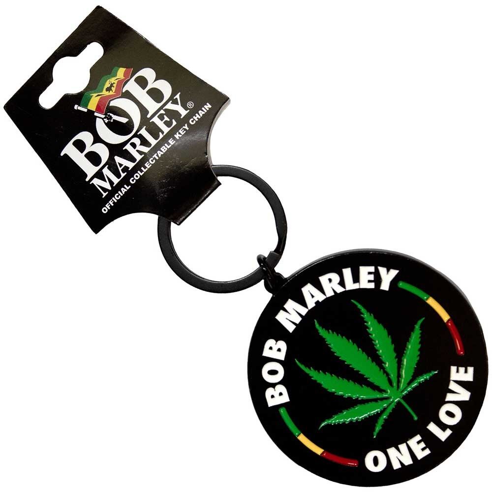 Bob Marley Standard-Schlüsselanhänger - Blatt