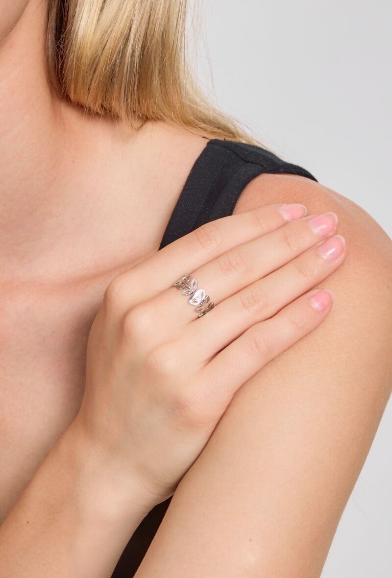 Stainless Steel Liana Ring 424RX75