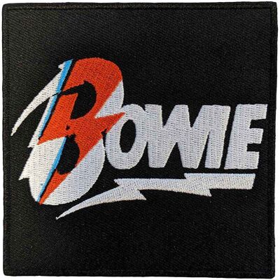 Parches de David Bowie para planchar con el logotipo de Diamond Dogs Flash