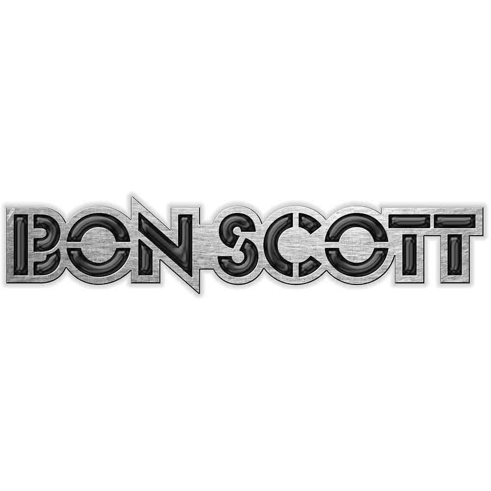 Pin de Bon Scott con el logotipo