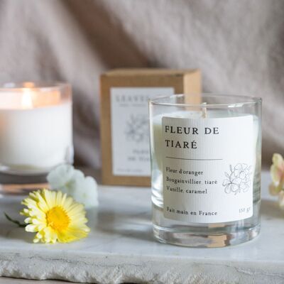 Petite - Tiare flower Scented candle essential collection