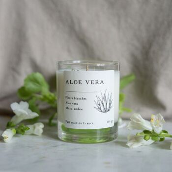 Aloe vera Bougie parfumée collection essentielle 2