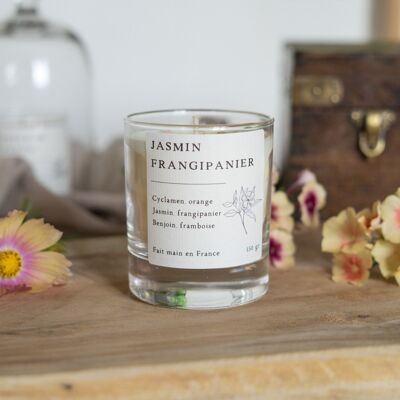 Scented candle essential collection - Jasmine frangipani