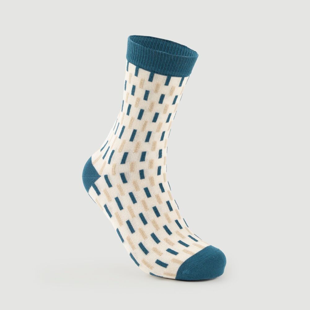 Chaussettes en coton biologique Geo Ink