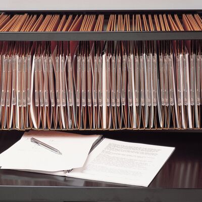 Telaio per archiviazione laterale Qube by Bisley