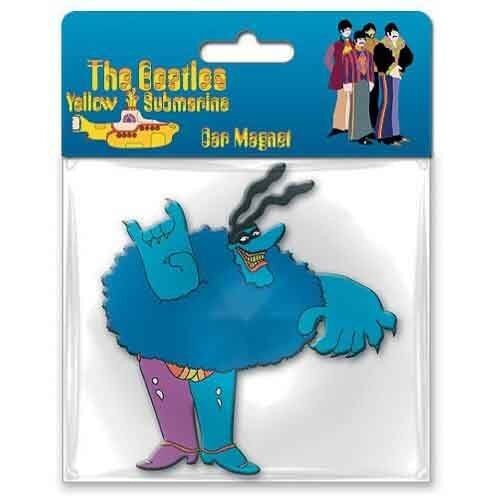The Beatles Magnets - Fustellatura in gomma - Yellow Submarine Chief Blue Meanie Car