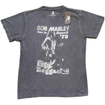Maglietta Bob Marley - Hawaii Snow Wash