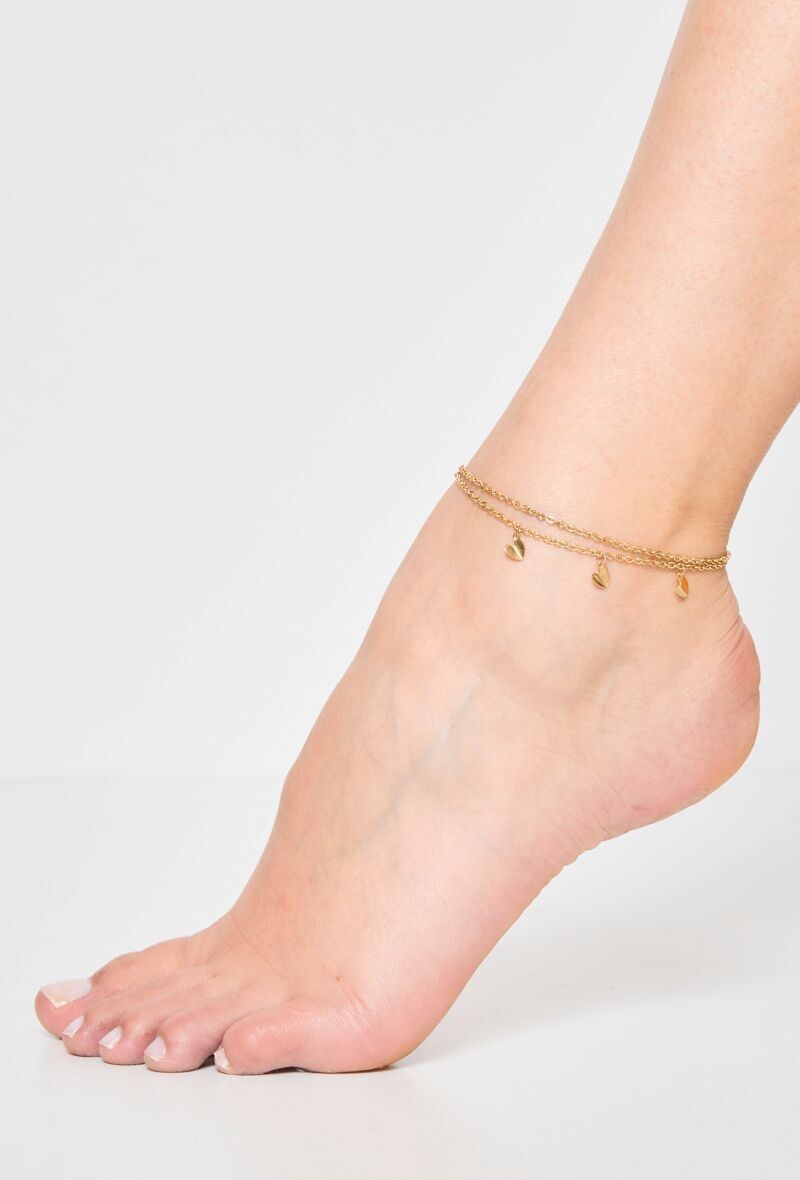 Bracciale alla caviglia in acciaio inossidabile 624RX14