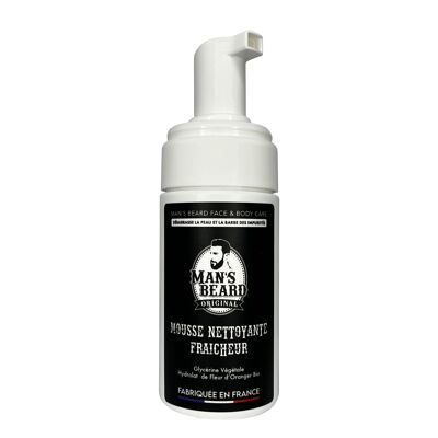 Schiuma detergente fresca