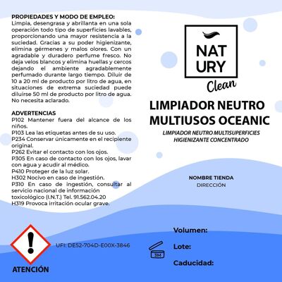 Etichetta Adesiva Multiuso Oceanic in Polipropilene (PACK 10 UNITÀ)