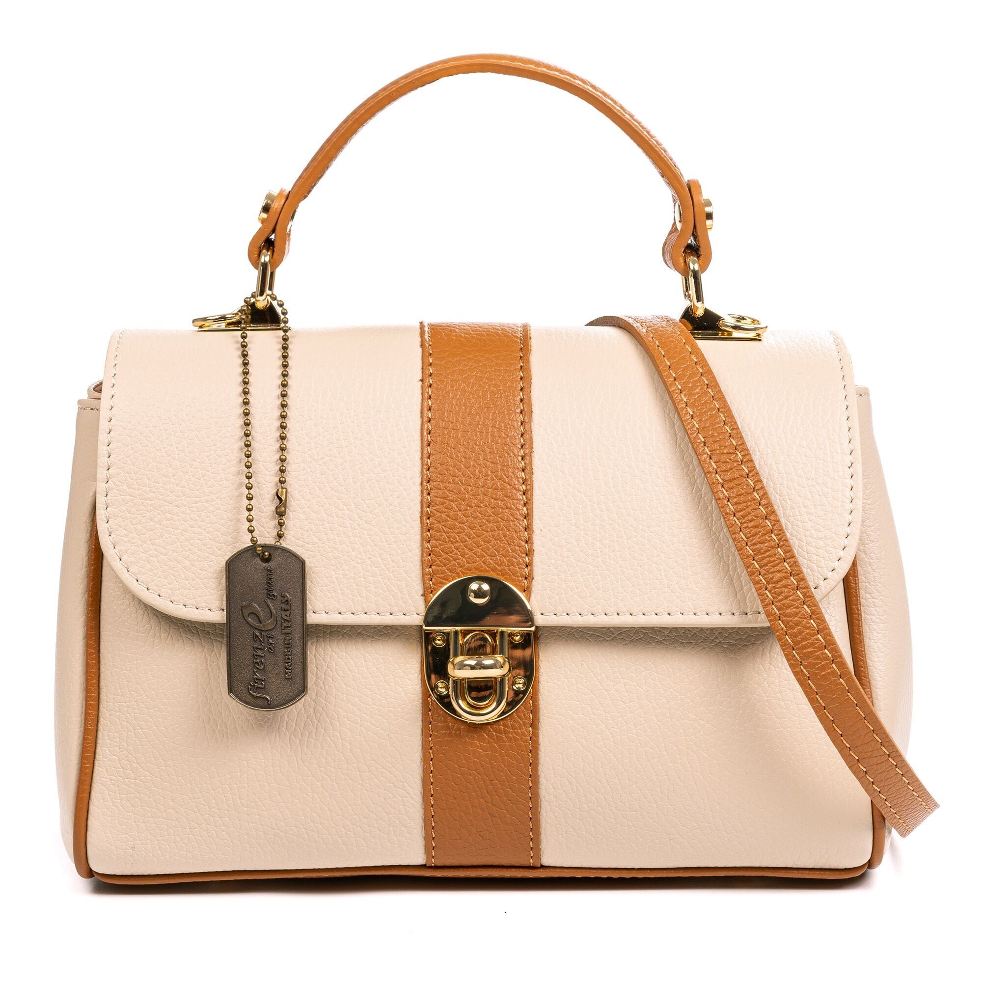 Asiago Dollaro Umhängetasche aus echtem Leder. Exklusives Design.