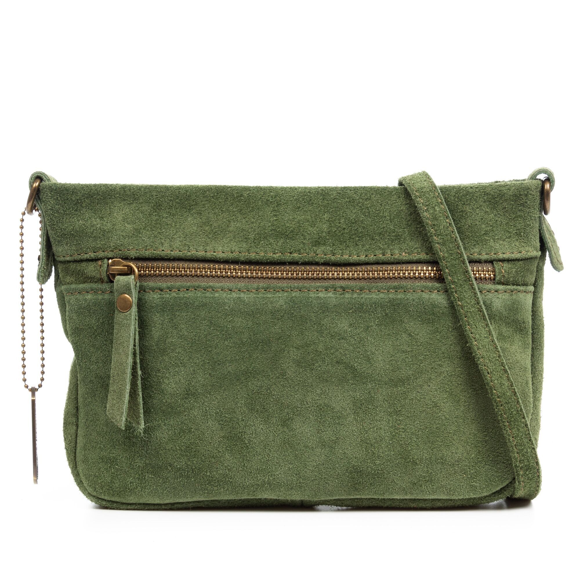 Arre Damen-Umhängetasche. Echtes Wildleder.