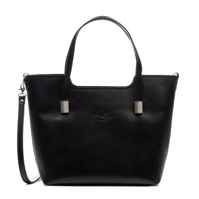 Borsa tote Filippa da donna. Vera pelle Ruga.